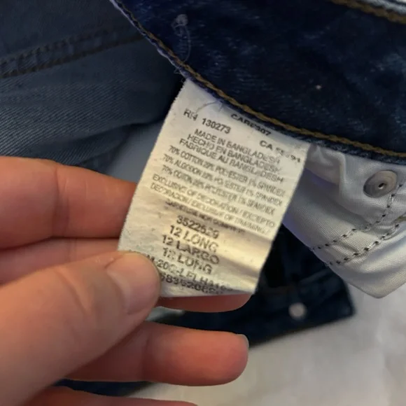 Women’s Lee Regular Fit Size 12 Long Boocut Mid-Rise Jeans - Picture 2 of 4